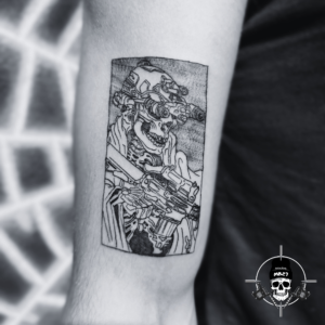 Soldier Upper Arm Tattoo