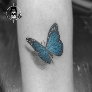 Butterfly Colored Tattoo