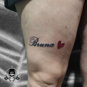 Bruna name tattoo