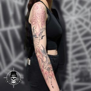 full sleeve japanese tattoo